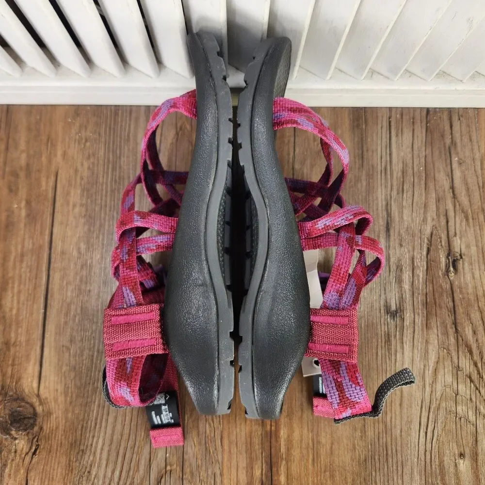 Chaco ZX/1 Ecotread Kids 13M Sweeping Fuchsia Pink Hiking Beach Strappy Sandals